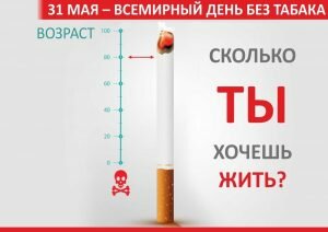 Открытка со смыслом во всемирный день без табака