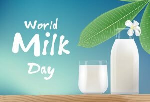Открытка со всемирным днем молока